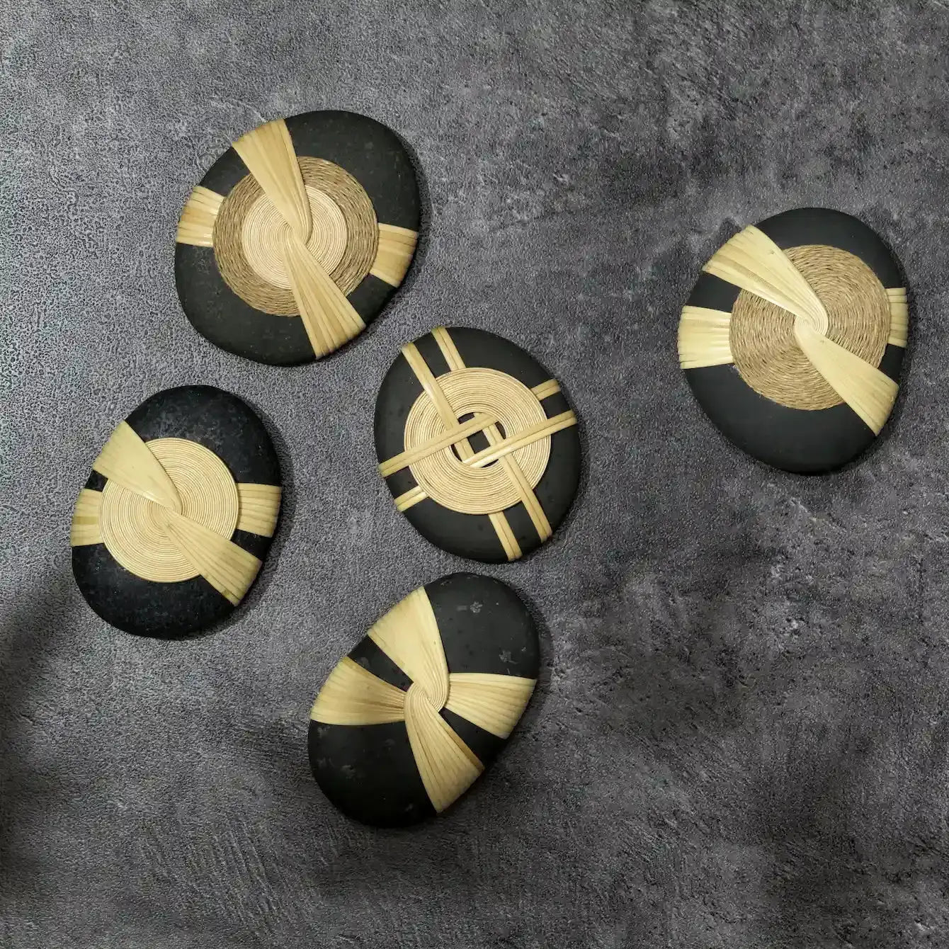 Zenify™ StoneWrap – Handwoven Zen Stones for Stillness and Presence Zenify