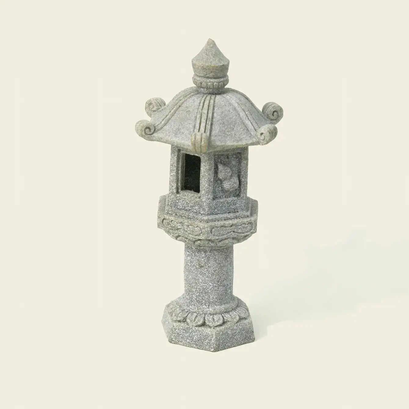 Zenify™ Tranquil Trio – Resin Bonsai & Stone Lantern Set for Zen Decor Zenify