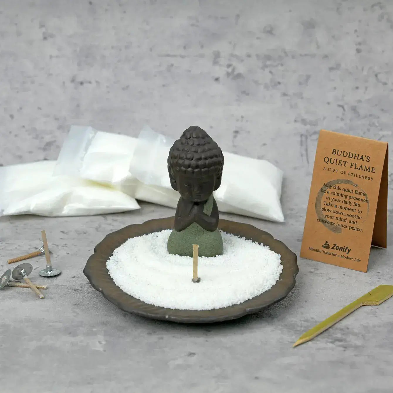 Zenify™ Buddha's Quiet Flame –A Mindful Candle for Calm Zenify