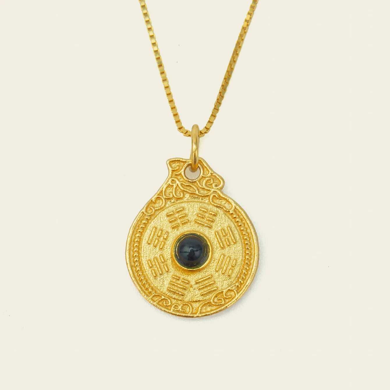 Zenify™ Circle of Harmony Necklace – Dual-Sided Bagua & Talisman