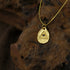 Gold plated necklace pendant featuring the Eye of Insight from the Zenify™ Dual Vision collection.