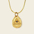 Zenify™ Dual Vision gold plated necklace featuring the Eye of Insight design.