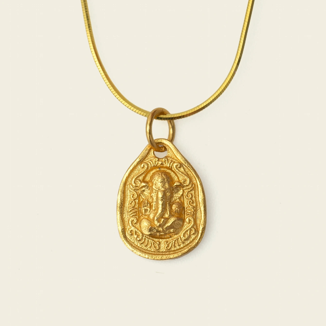Zenify™ Dual Vision – Gold Plated Eye & Ganesha Necklace