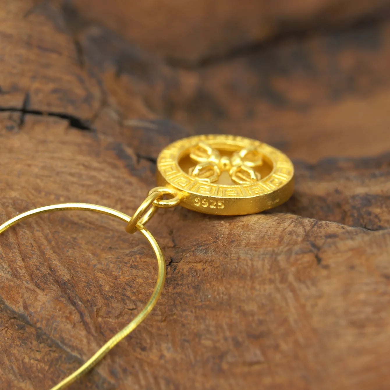Zenify™ Dual Blessings – Gold Plated Lotus & Vajra Necklace