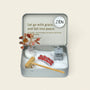Zenify™ Personalized Four Seasons Zen Crystal Garden with decorative elements and peaceful message.