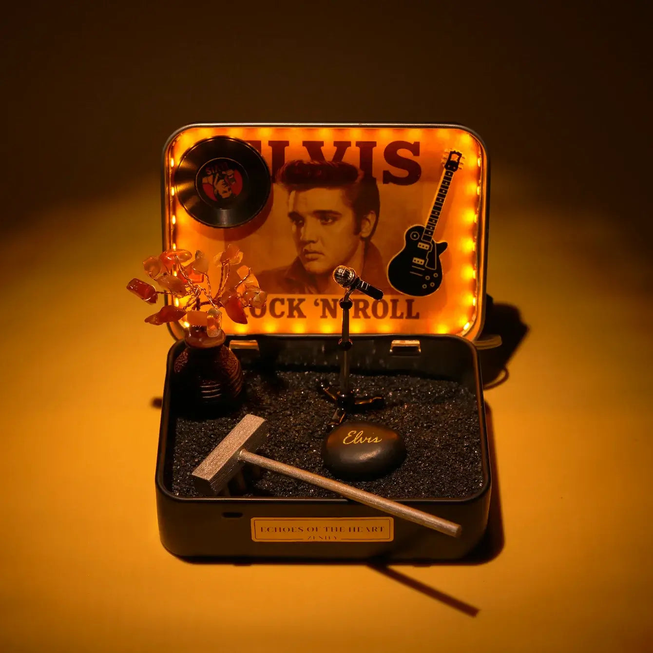 Elvis Tribute Crystal Zen Garden Box | Zenify