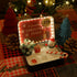 Christmas Crystal Zen Garden with festive decorations, snowman, and serene ambiance, promoting mindfulness and holiday joy.