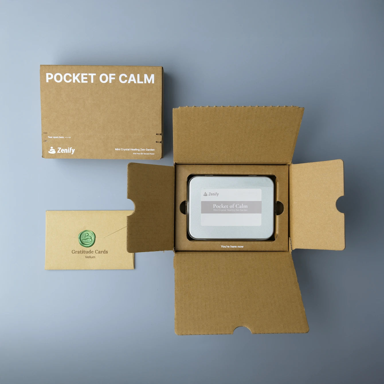 White Moon Crystal Zen Garden