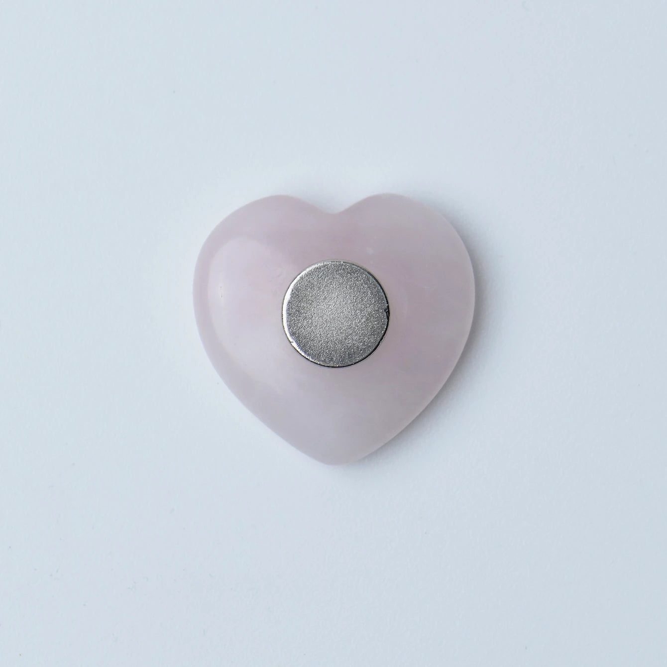 Zenify “Pocket of Love” Natural Rose Quartz Heart Magnet (2cm)