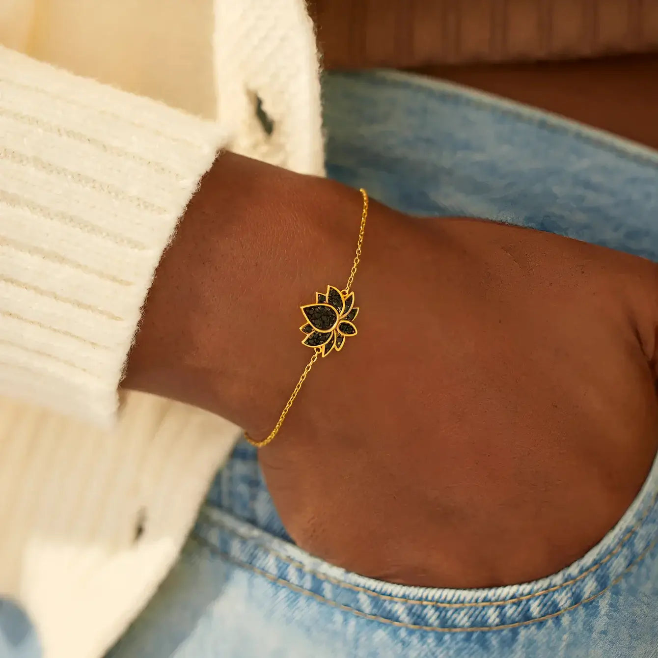 Lotus Yoga Bracelet