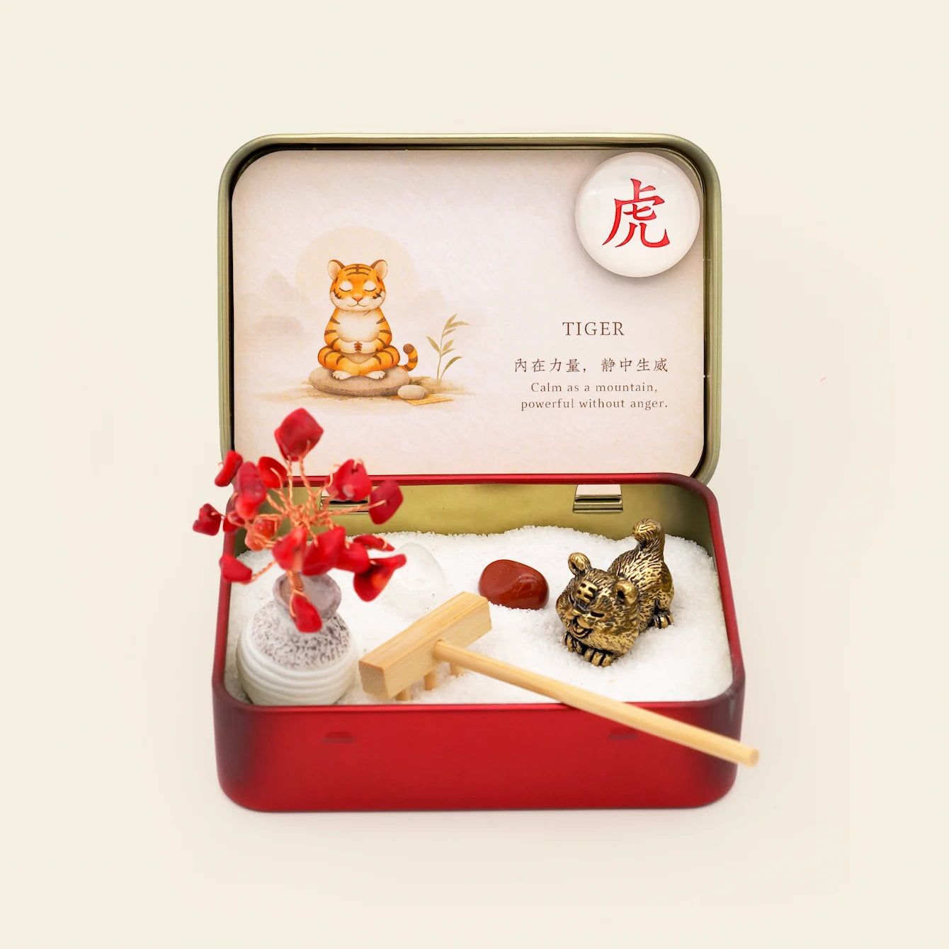 12-Zodiac Crystal Zen Garden