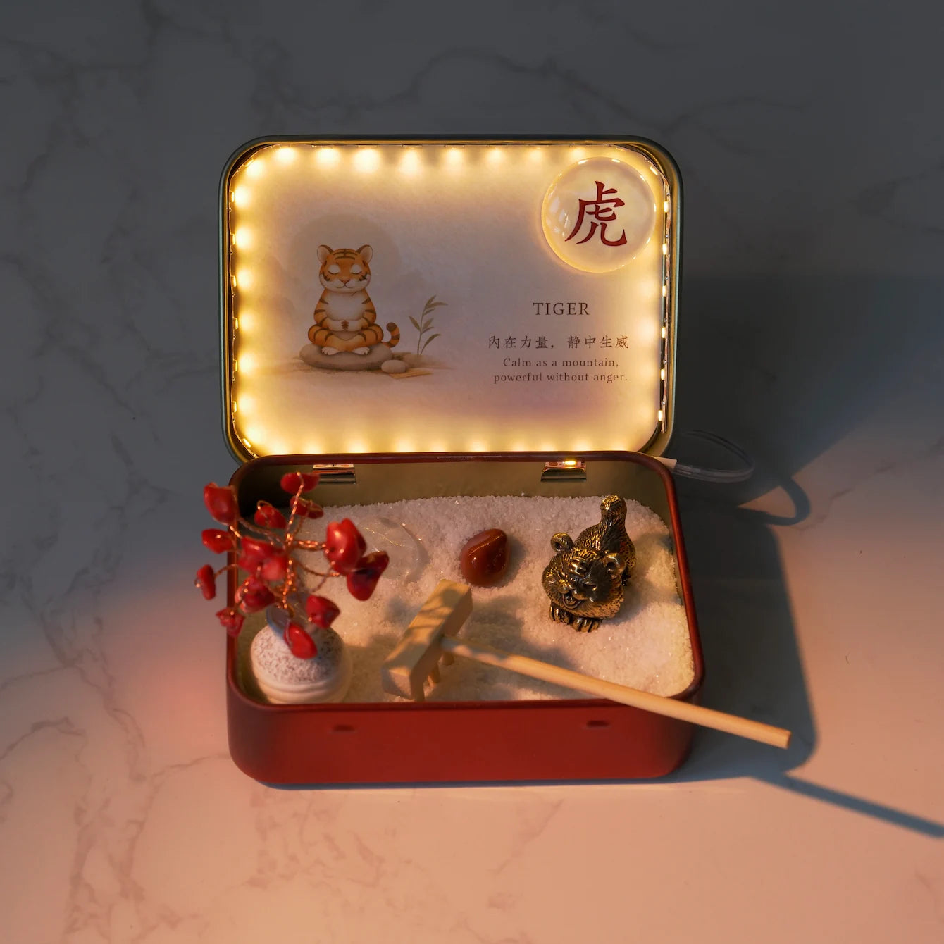 12-Zodiac Crystal Zen Garden