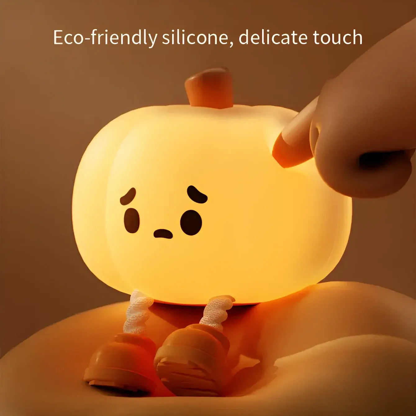 Little Pumpkin Silicone Tap Lamp