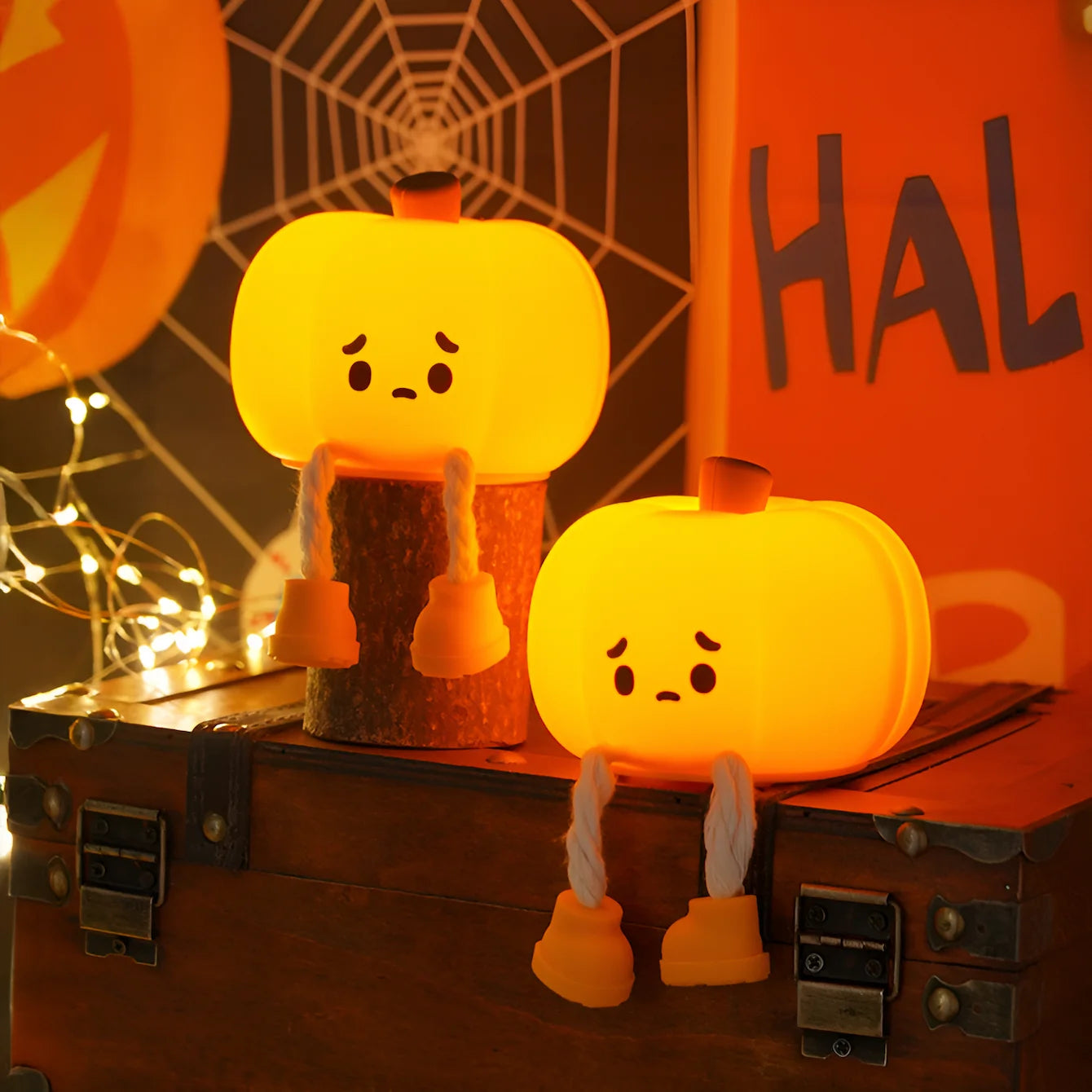 Little Pumpkin Silicone Tap Lamp