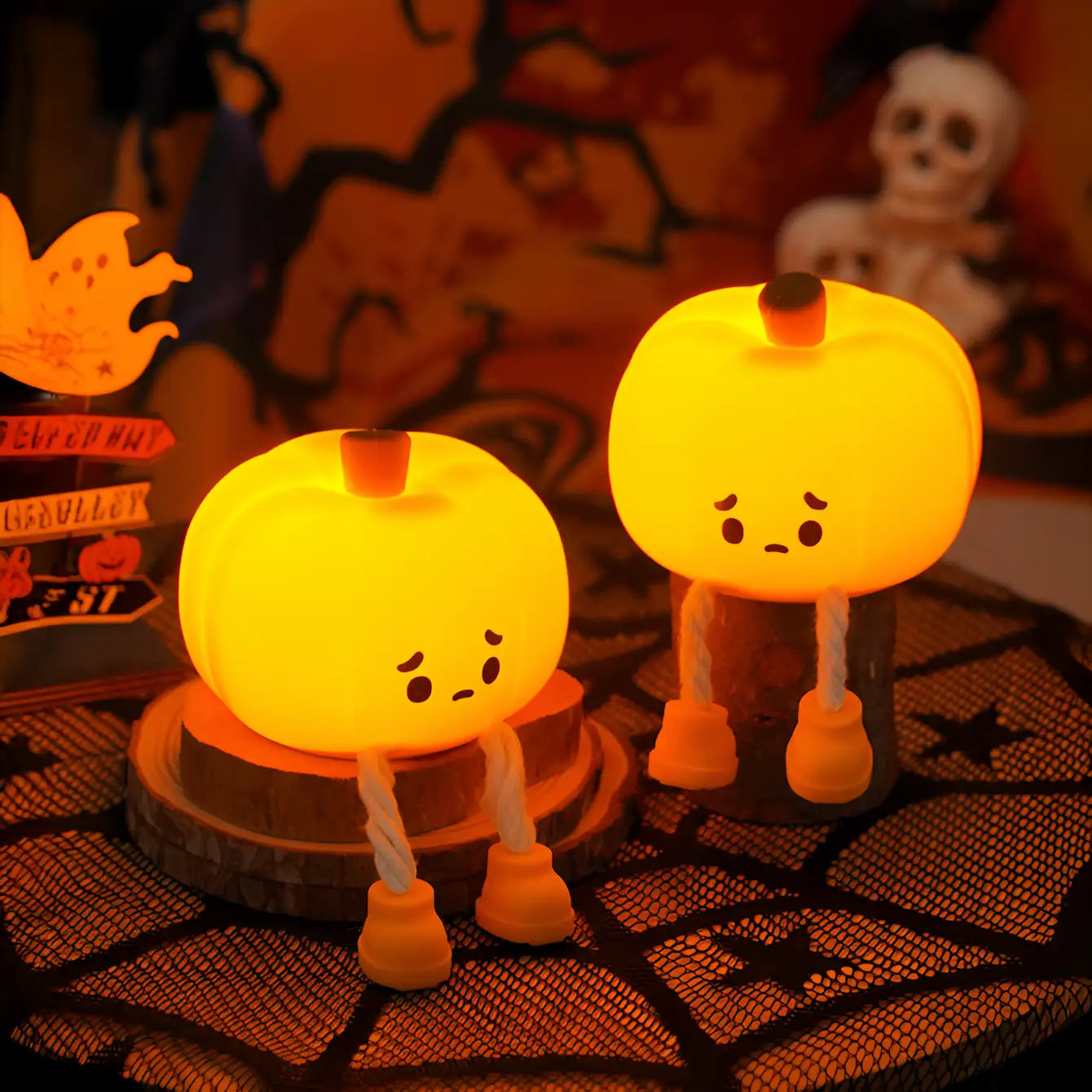 Little Pumpkin Silicone Tap Lamp