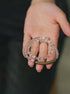 White Crystal Double Layered Bracelet