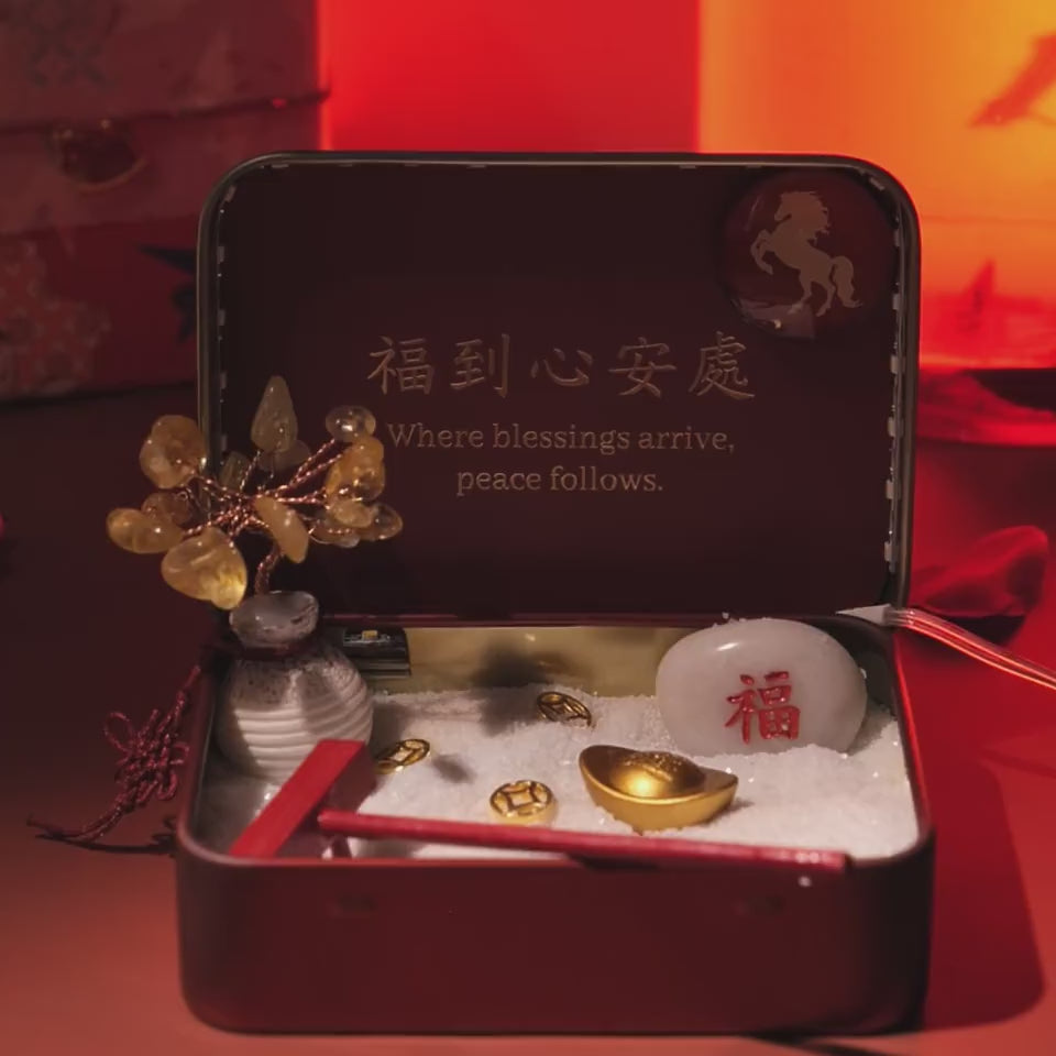 New Year Crystal Zen Garden | 2026 Year of the Horse Edition