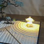 Blue Pine Lantern Meditation Zen Garden