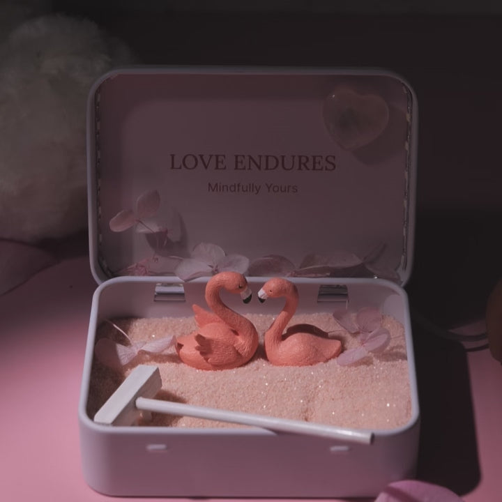 Love Endures Crystal Zen Garden