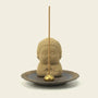 Zenify™ Mini Buddha Ceramic Incense Burner – Cute Monk Statue with Lotus Plate for Meditation & Relaxation Zenify