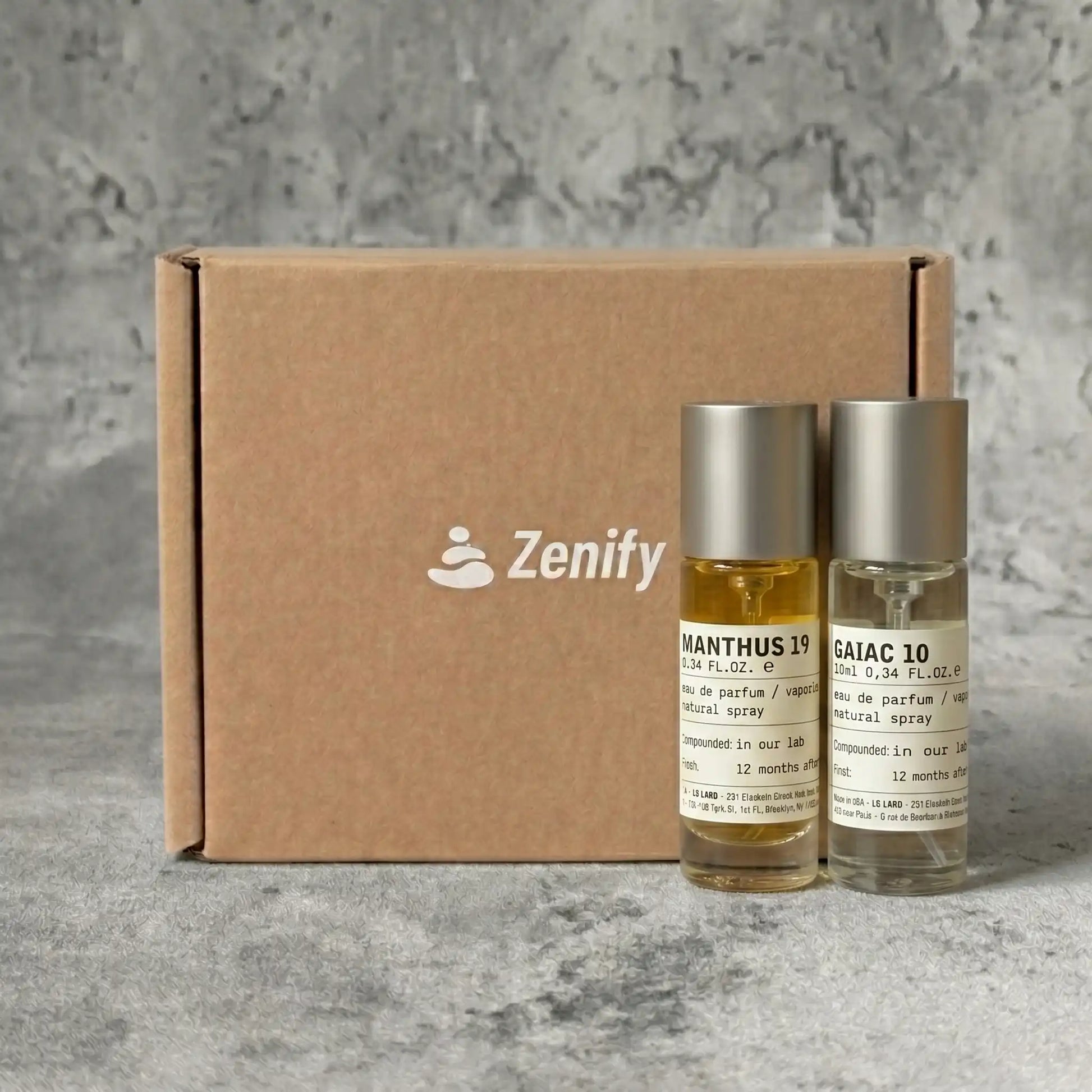Portable Chakra Aromatherapy Mist for Yoga & Deep Meditation set of two 10ml sprays by Zenify.