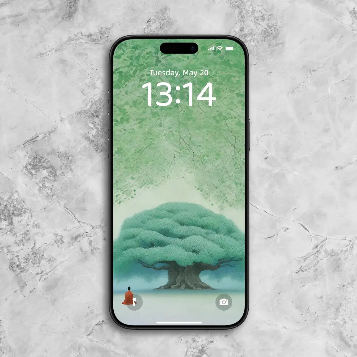 zenify-Under the Bodhi Tree – 5 Phone Wallpapers