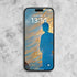 Medicine Buddha phone wallpapers displayed on a smartphone with calming colors and spiritual symbolism.