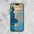 Medicine Buddha phone wallpapers featuring a serene blue statue on a calming backdrop.
