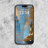 Medicine Buddha phone wallpapers displayed on a smartphone with calming blue and gold design.