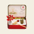 12-Zodiac Crystal Zen Garden featuring a sheep theme with accessories like a small statue and decorative flowers.