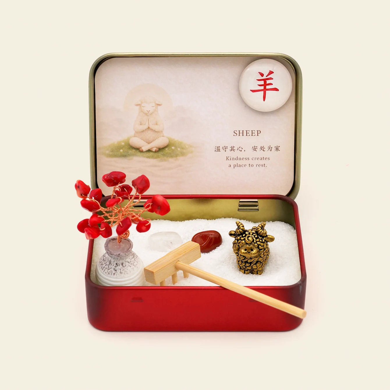 12-Zodiac Crystal Zen Garden